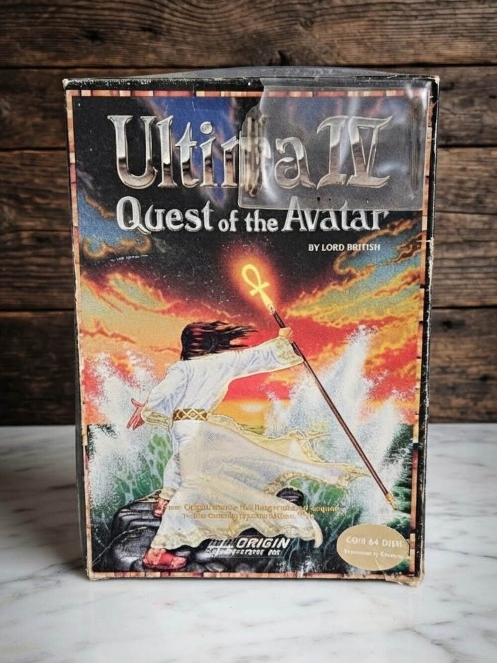 Ultima IV Quest of the Avatar Commodore 64 C64 With Game Box & Manuals